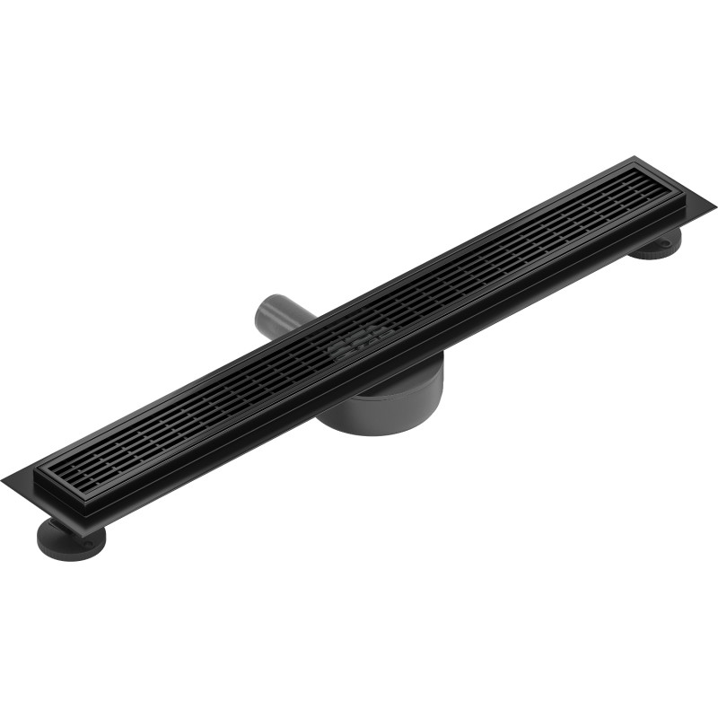 Mexen Flat 360° M33 caniveau linéaire rotatif 70 cm, noir - 1733070-40