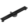 Mexen Flat 360° M33 draaibare lineaire afvoer 70 cm, zwart - 1733070-40