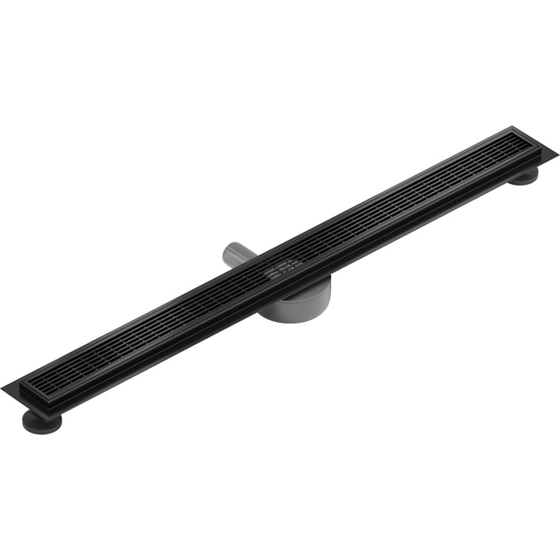 Mexen Flat 360° M33 Rotating Linear Drain 80 cm, Black - 1733080-40