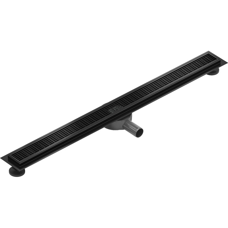 Mexen Flat 360° M33 Rotating Linear Drain 80 cm, Black - 1733080-40