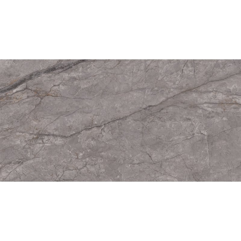 Mexen Leeds Black glazed rectified gres tile sample G1, floor-wall tile, carving - TL410-03-S