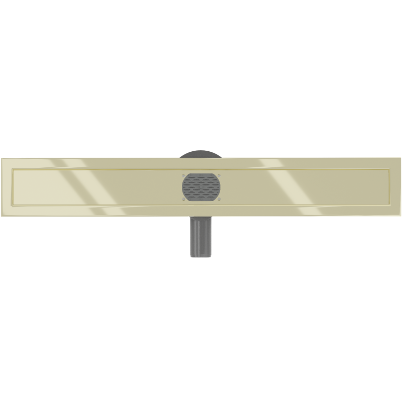 Mexen Flat 360° kropp för roterande linjeavlopp 50 cm, guld - 1540050