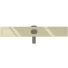 Mexen Flat 360° Korpus für Drehbarer Ablauf 50 cm, Gold - 1540050