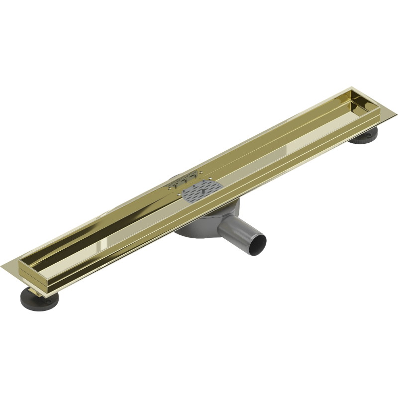 Mexen Flat 360° kućište za linijski odvod zakretno 60 cm, zlatno - 1540060