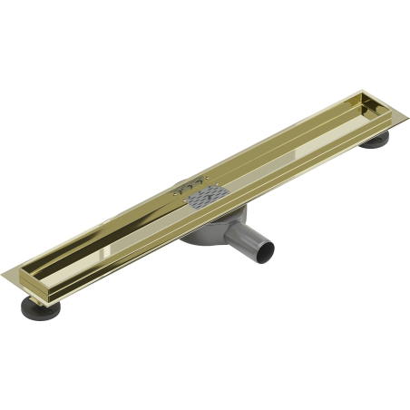 Mexen Flat 360° Gehäuse für Drehbarer Linienablauf 60 cm, Gold - 1540060