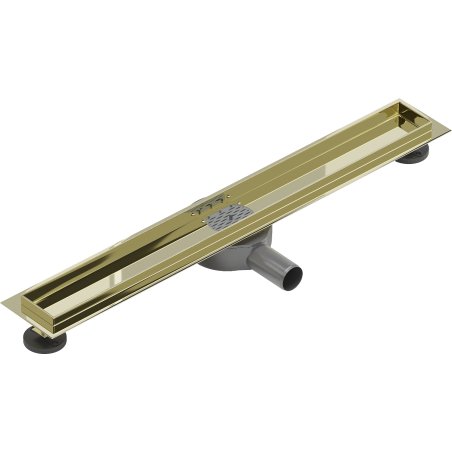 Mexen Flat 360 korpus do odpływu liniowego obrotowy 60 cm, złoty - 1540060