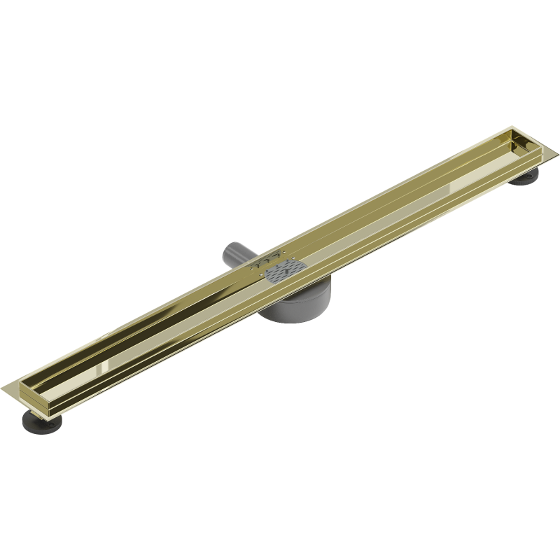 Mexen Flat 360° korpus do odpływu liniowego obrotowy 80 cm, złoty - 1540080