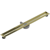 Mexen Flat 360° rotējošs lineārais drenāžas korpuss 80 cm, zelta - 1540080