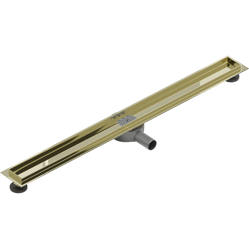 Mexen Flat 360° corpo para ralo linear giratório 80 cm, dourado - 1540080