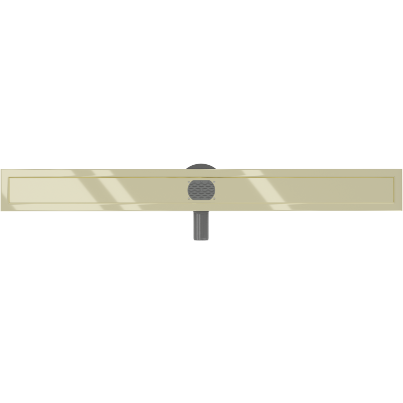 Mexen Flat 360° cuerpo para desagüe lineal giratorio de 90 cm, dorado - 1540090