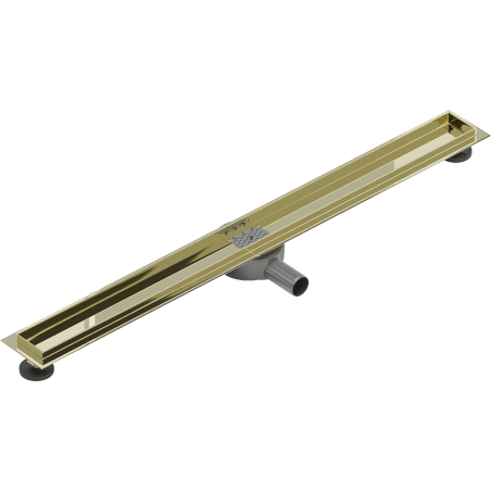 Mexen Flat 360 korpus do odpływu liniowego obrotowy 90 cm, złoty - 1540090