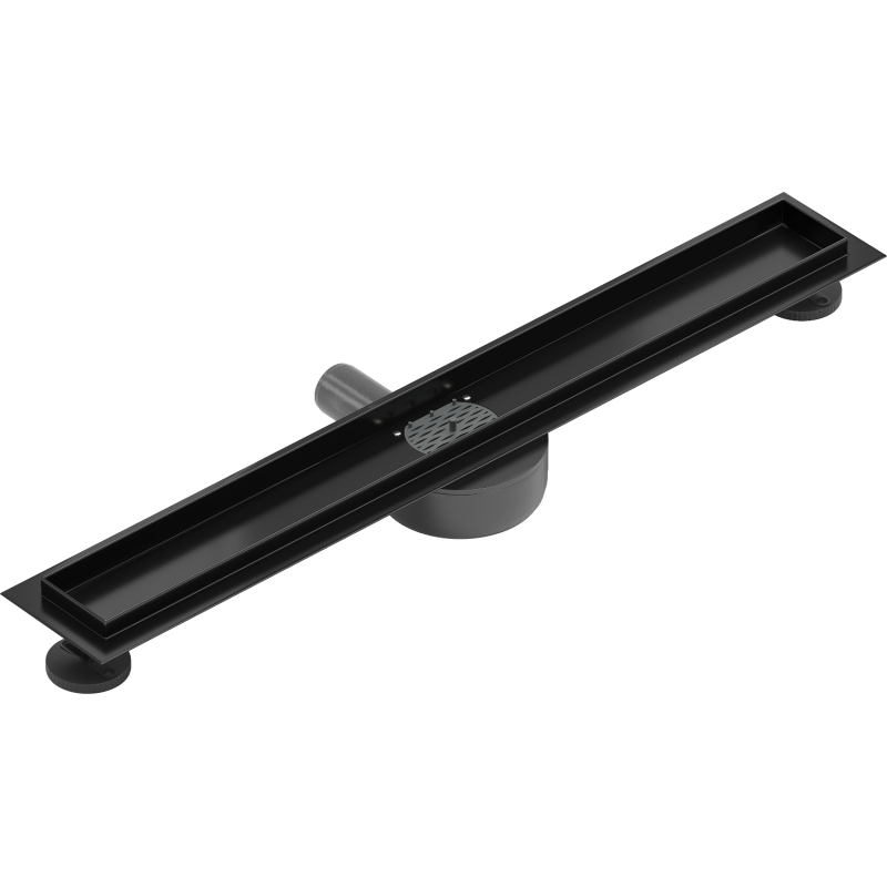 Mexen Flat 360° Rotationseinsatz für linearen Abfluss 60 cm, schwarz - 1740060