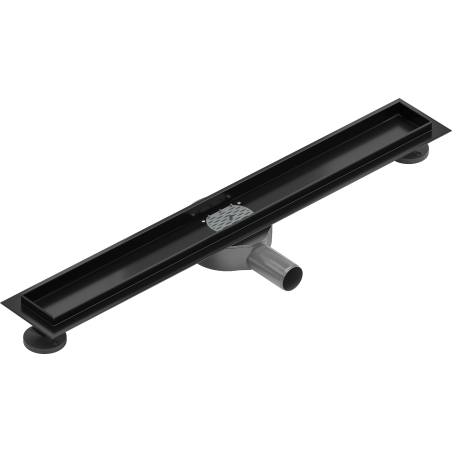 Mexen Flat 360° rotirajuće kućište za linijski odvod 60 cm, crno - 1740060