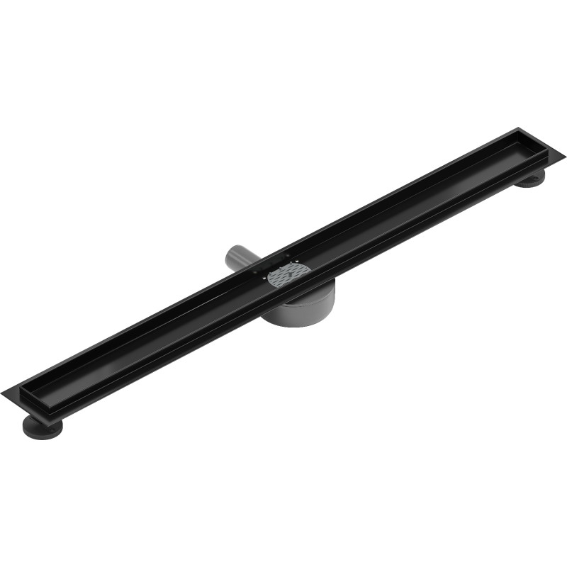 Mexen Flat 360° pöörlev sirge äravoolukere 90 cm, must - 1740090