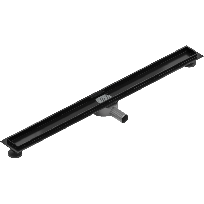 Mexen Flat 360° Draaibare douchegootbehuizing 90 cm, zwart - 1740090