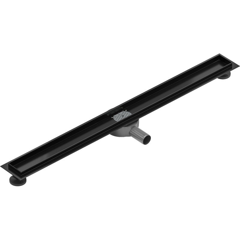 Mexen Flat 360° pöörlev sirge äravoolukere 90 cm, must - 1740090