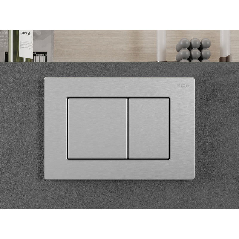 Mexen Fenix 03 spoelknop, inox - 600312