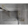 Mexen Mist-H L Duo kabina tuš s krilnim vratima desna 95 x 110 cm, prozirna, zlatna - 8A5L-095L-110P-50-00