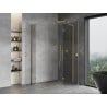 Mexen Mist-H L Duo cabine de douche pivotante droite 80 x 115 cm, transparent, or - 8A5L-080L-115P-50-00