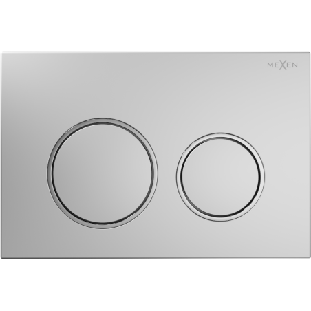 Mexen Fenix 07 XS spolkningsknapp, matt krom - 600702