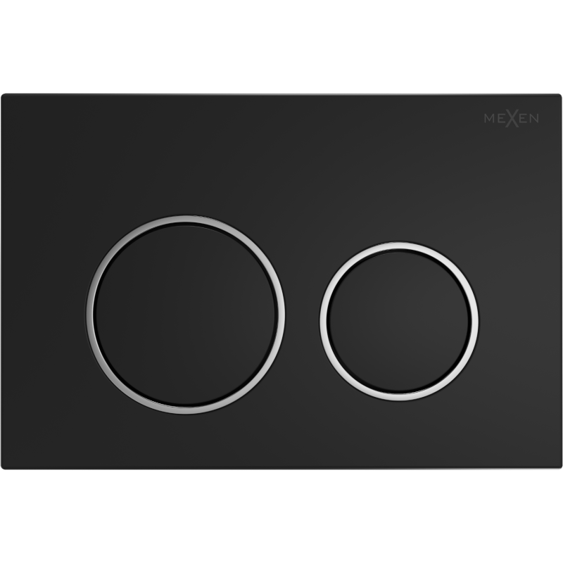Mexen Fenix 07 XS spolningsknapp, svart matt - 600703