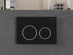 Mexen Fenix 07 XS κουμπί έκπλυσης, μαύρο ματ - 600703