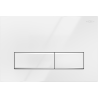 Mexen Fenix 09 flush button, glossy white - 600900