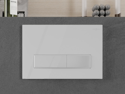 Mexen Fenix 09 κουμπί έκπλυσης, λευκό γυαλιστερό - 600900