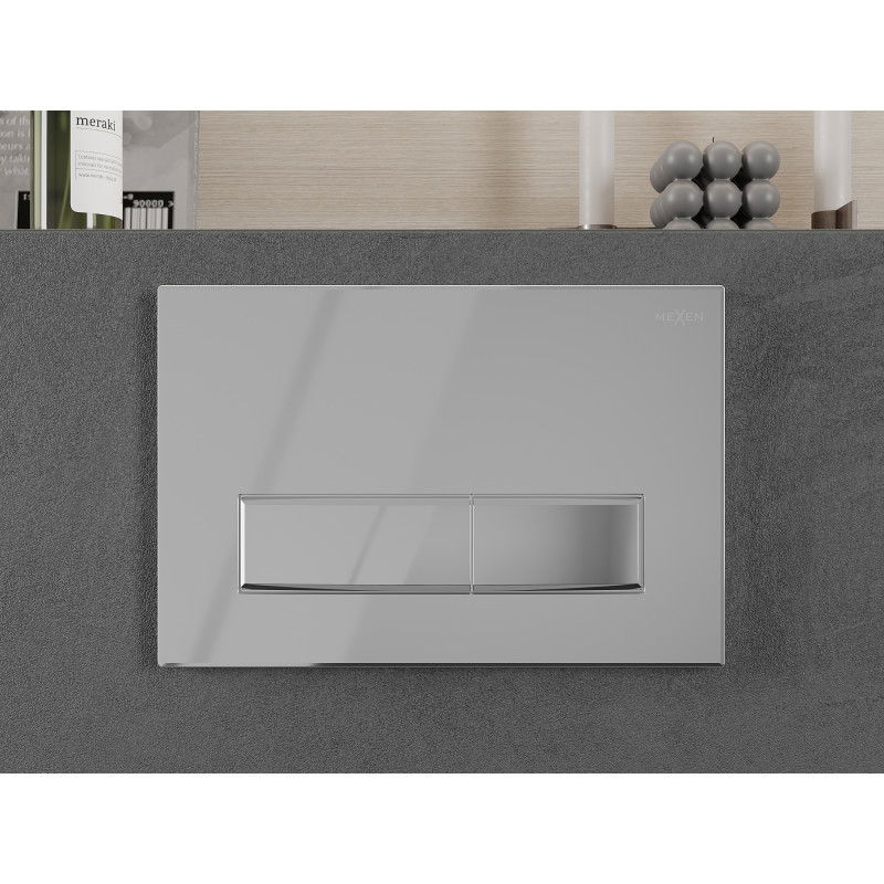 Mexen Fenix 09 flush button, shiny chrome - 600901