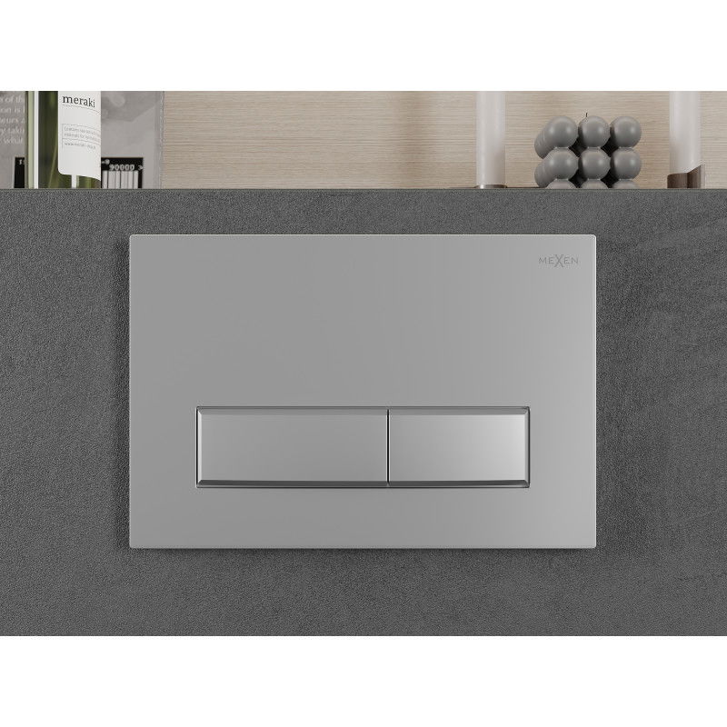 Mexen Fenix 09 flushing button, matte chrome - 600902