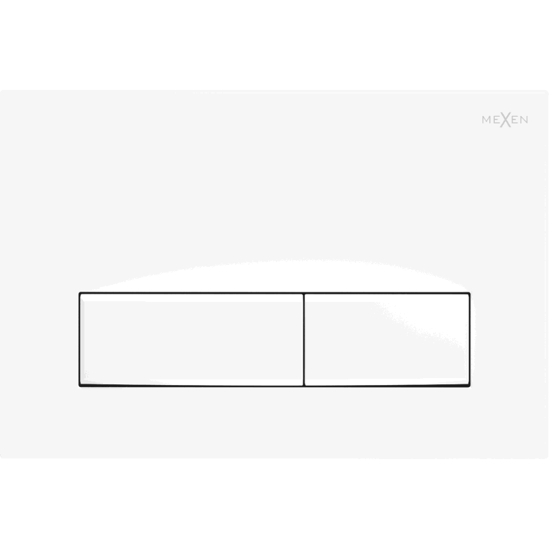Mexen Fenix 09 flush button, white matte - 600920