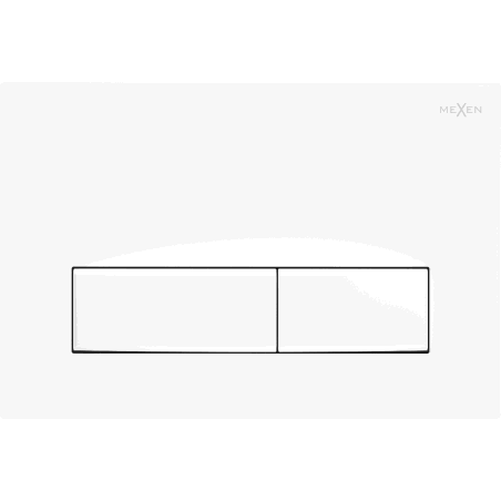 Mexen Fenix 09 botón de descarga, blanco mate - 600920