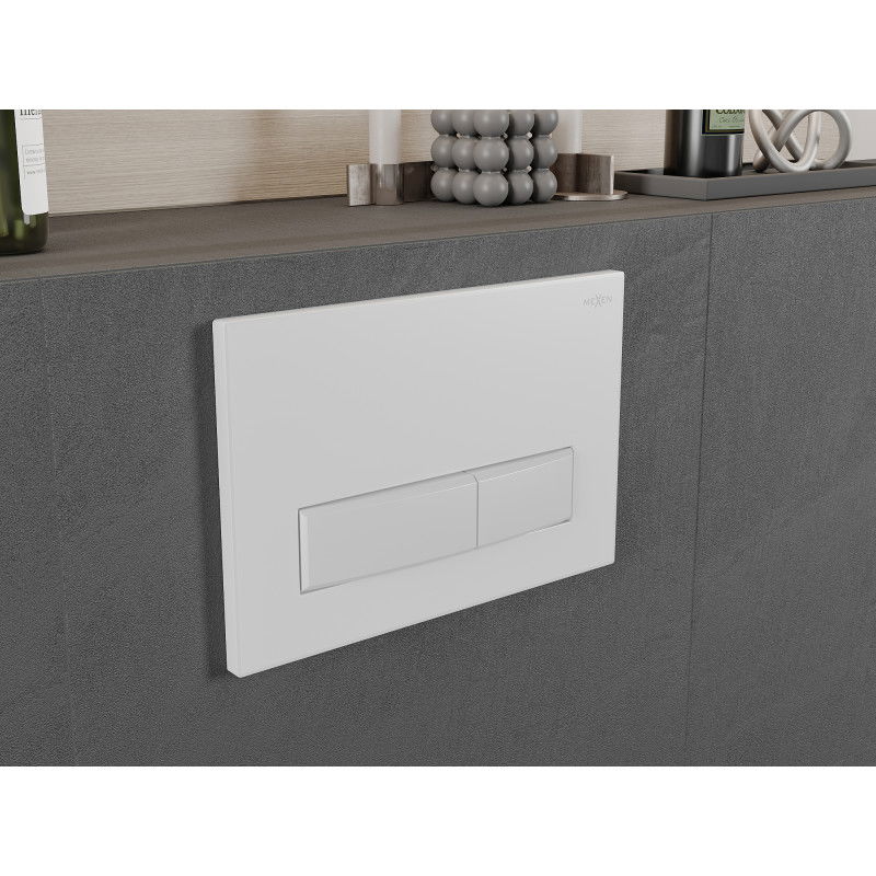 Mexen Fenix 09 bouton de chasse, blanc mat - 600920