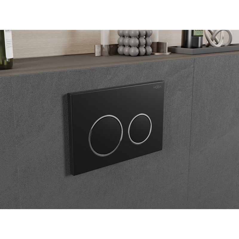 Mexen Fenix 07 XS Spültaste, schwarz matt - 600703