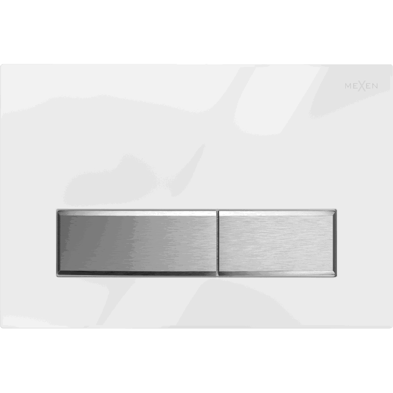 Mexen Fenix 09 flush button, white/chrome glossy - 600992
