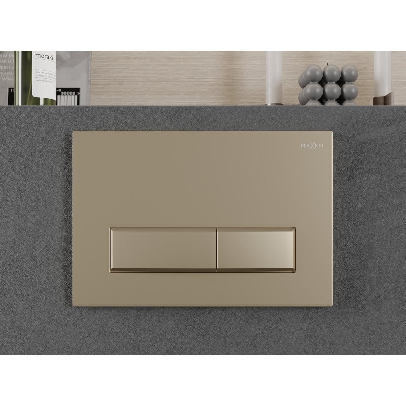 Mexen Fenix 09 spolkningsknapp, champagnefärgad guld - 600904