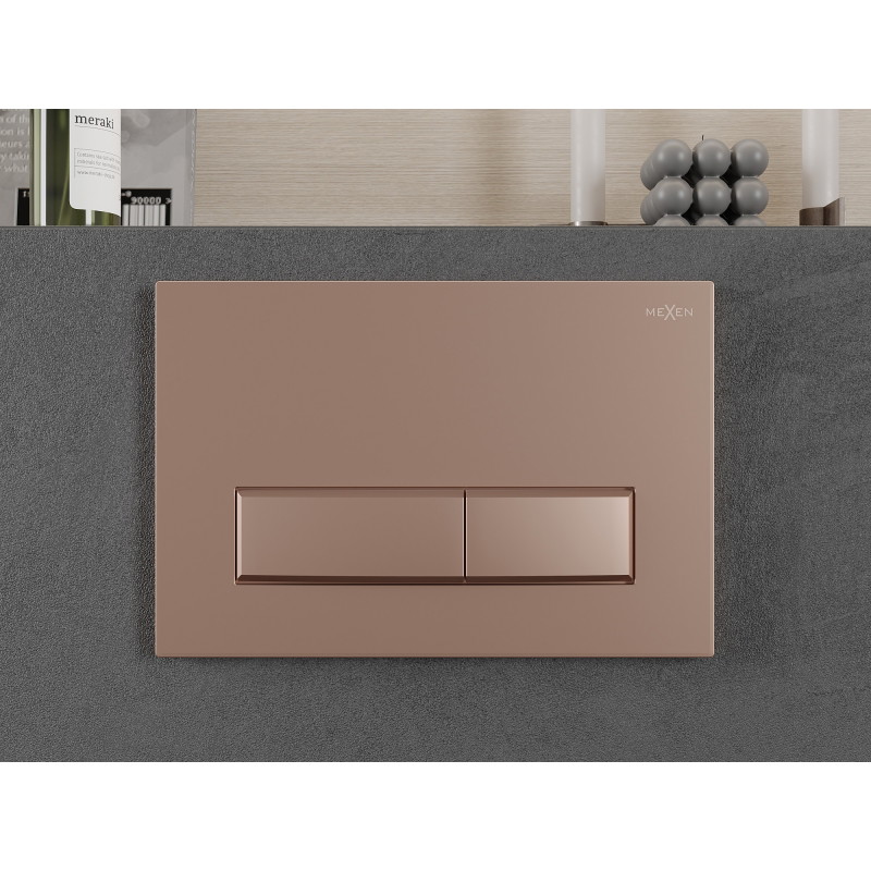 Mexen Fenix 09 loputusnupp, roosa kuld - 600905