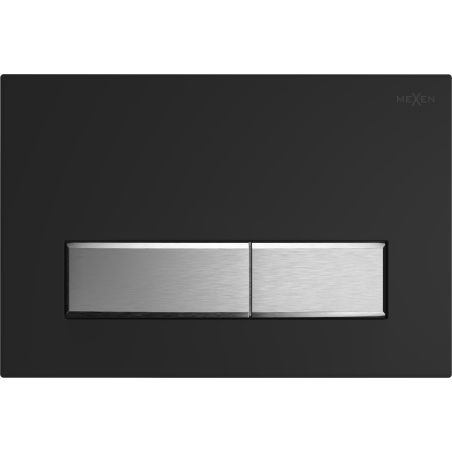 Mexen Fenix 09 spoelknop, zwart/mat chroom - 600997