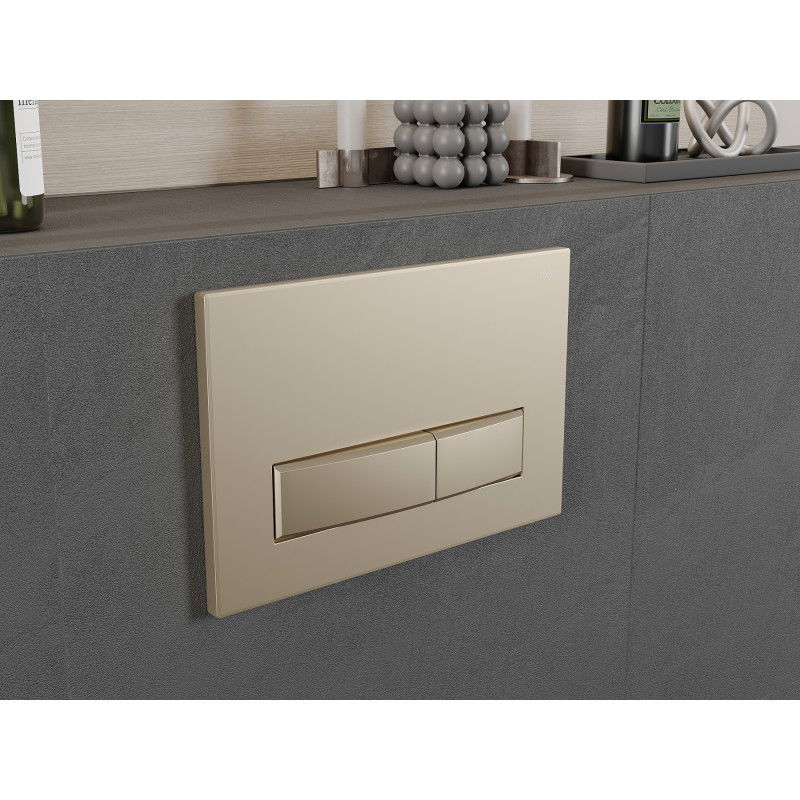 Mexen Fenix 09 flush button, champagne gold - 600904