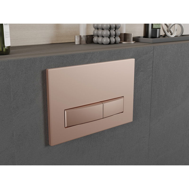 Mexen Fenix 09 flush button, rose gold - 600905