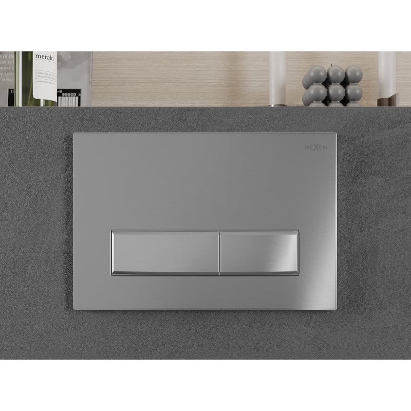 Mexen Fenix 09 flush button, chrome - 600991