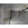 Mexen Mist-H L Duo Duschkabine, schwenkbar links 110 x 90 cm, transparent, gebürstetes Gold - 8A5L-110L-090P-55-00