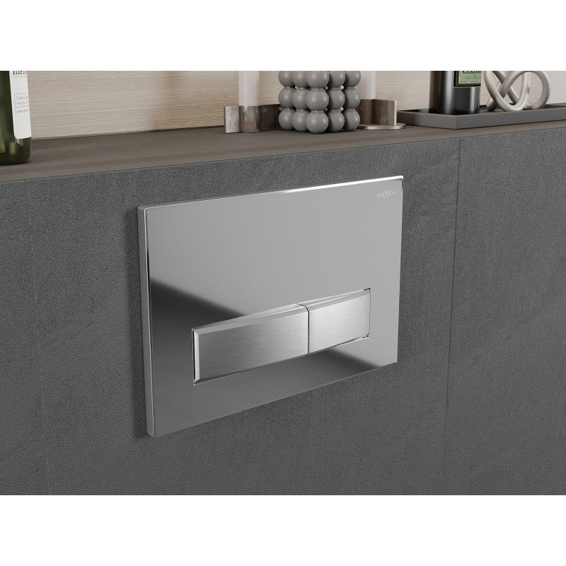 Mexen Fenix 09 flush button, shiny chrome - 600999