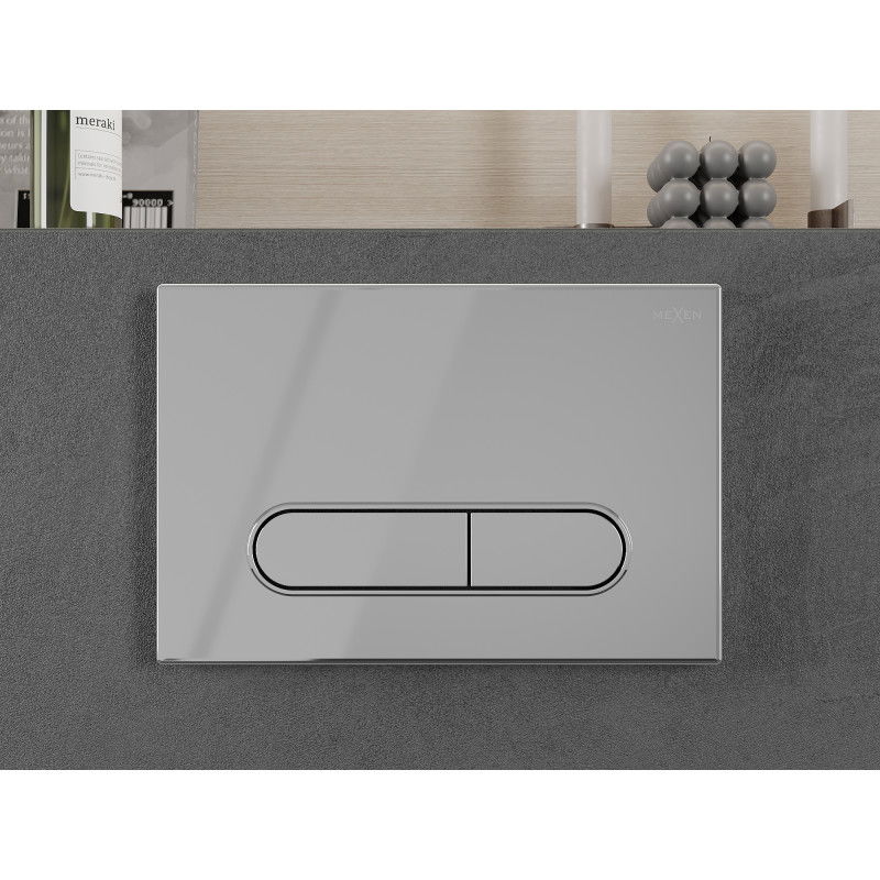 Mexen Fenix 11 spolningsknapp, blank krom - 601101