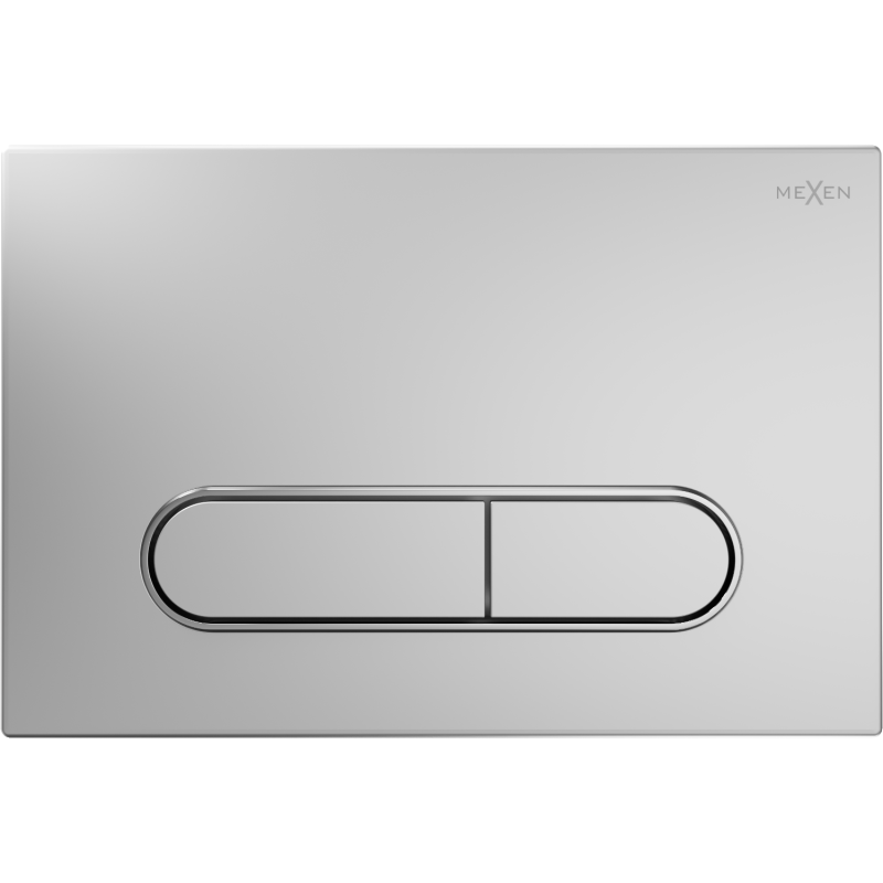 Mexen Fenix 11 spoelknop, mat chroom - 601102