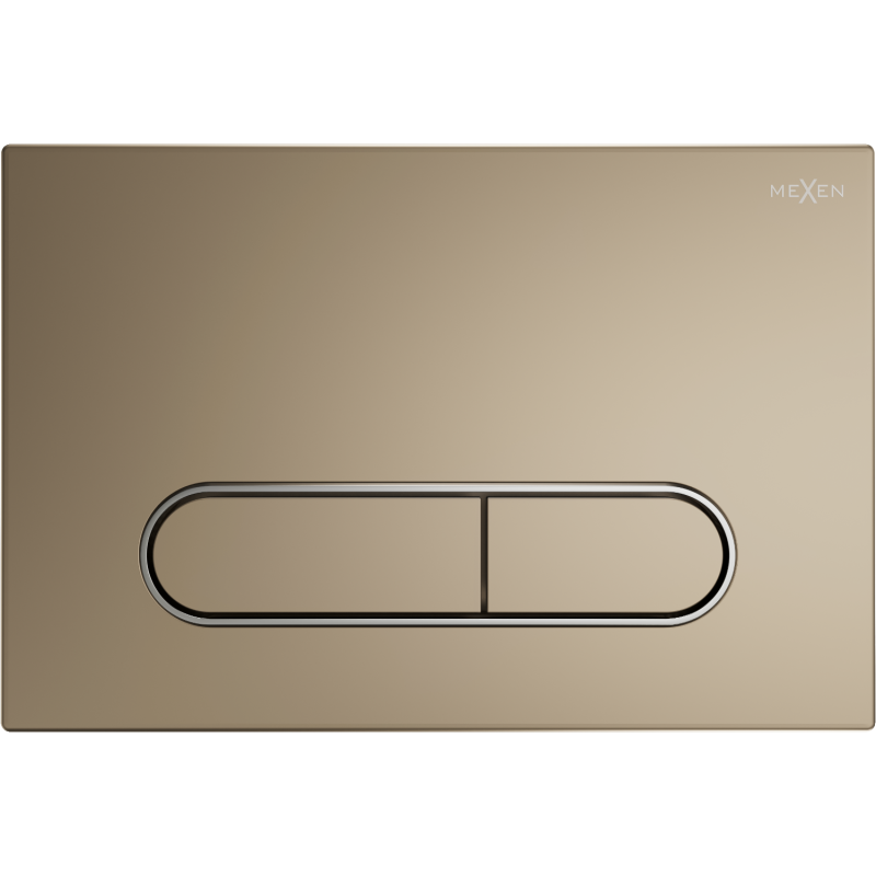 Mexen Fenix 11 botão de descarga, dourado champanhe - 601104