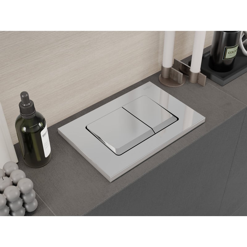 Mexen Fenix 10 XS bouton de chasse d'eau, chrome brillant - 601001