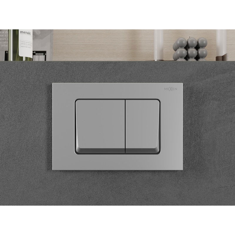 Mexen Fenix 10 XS spoelknop, mat chroom - 601002