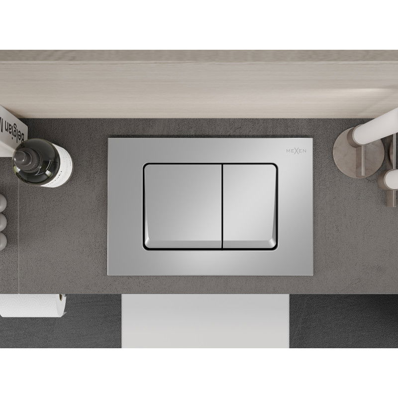 Mexen Fenix 10 XS pulsante di scarico, cromo opaco - 601002