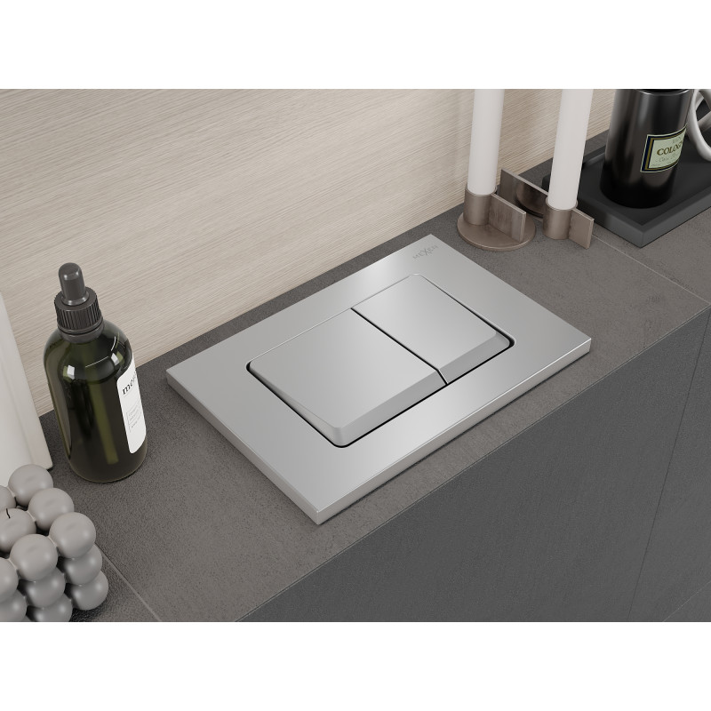 Mexen Fenix 10 XS spoelknop, mat verchroomd - 601002